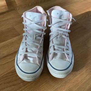 Girls Moon and Star Converse-Size 5